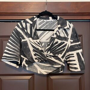 Zara Cropped Blouse